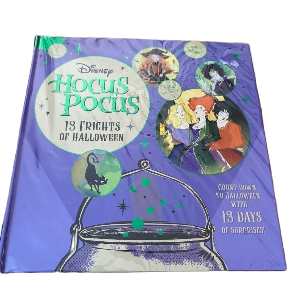 Disney Hocus Pocus 13 Frights of Halloween Countdown Calendar NEW Book Decor